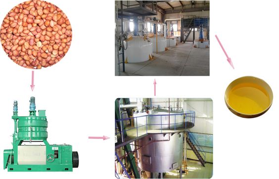 unité pour la production d'huile d'arachide