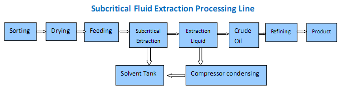extraction de fluide souscritique