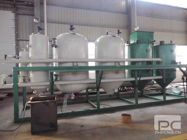 coconut oil refinery production line